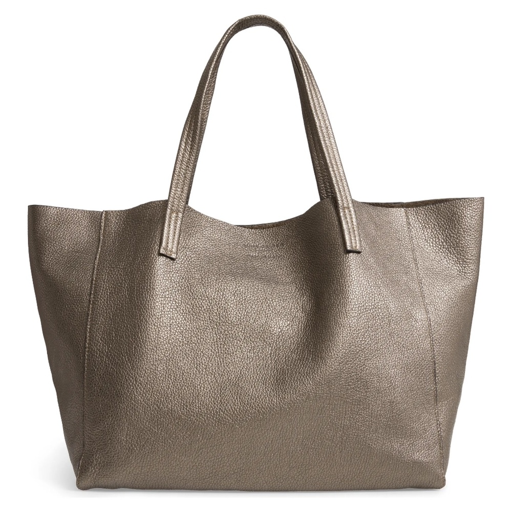 Kurt Geiger London Violet Large Leather Tote - Gunmetal - Picture 1 of 6